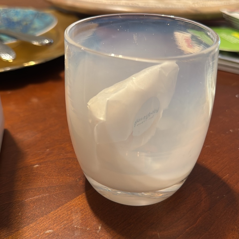 Set of 2 glassybaby Dream hand-blown Glass Candle Holder - Picture 7 of 8